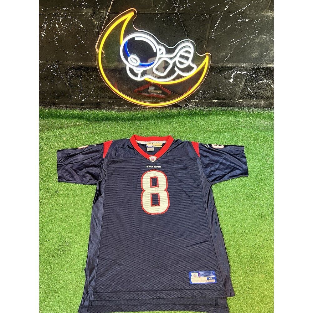 Reebok Houston Texans David Carr #8 Jersey‎ Boys Size XL 18-20 NFL Football